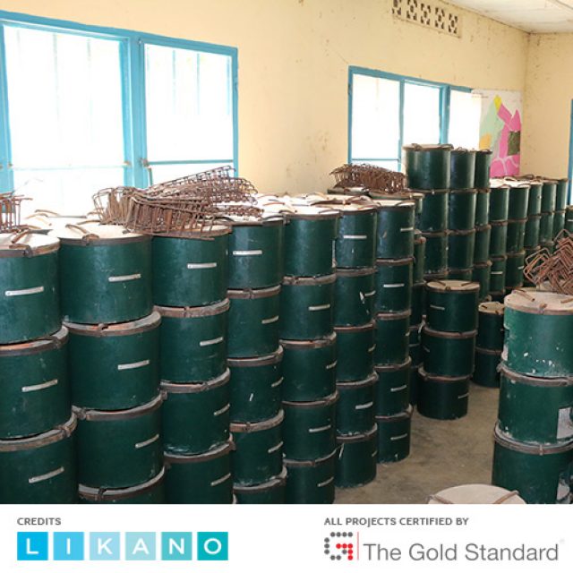 Our cook stoves in store before the distribution begins